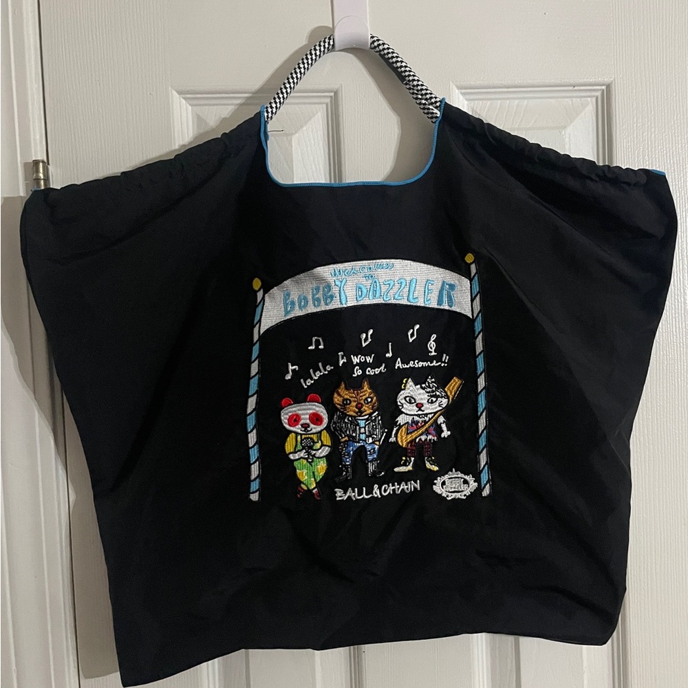 Ball & Chain Welcome To Bobby Dazzler Bag Embroidered Lalala WOW So Cool Awesome